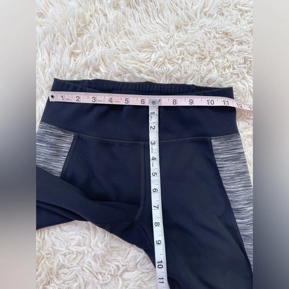 Sweaty Betty Trail Tights leggings mid rise black back pocket size XS